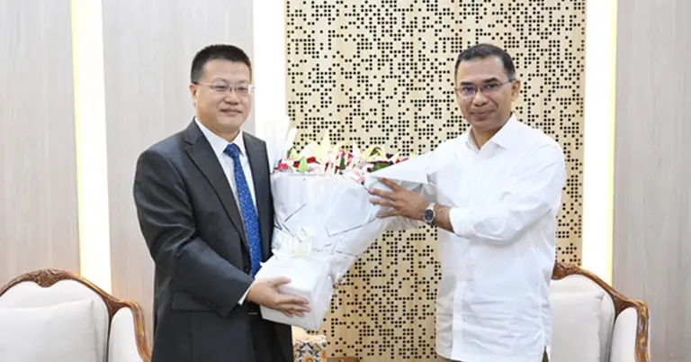 চীনের রাষ্ট্রদূত ও তারেক রহমান